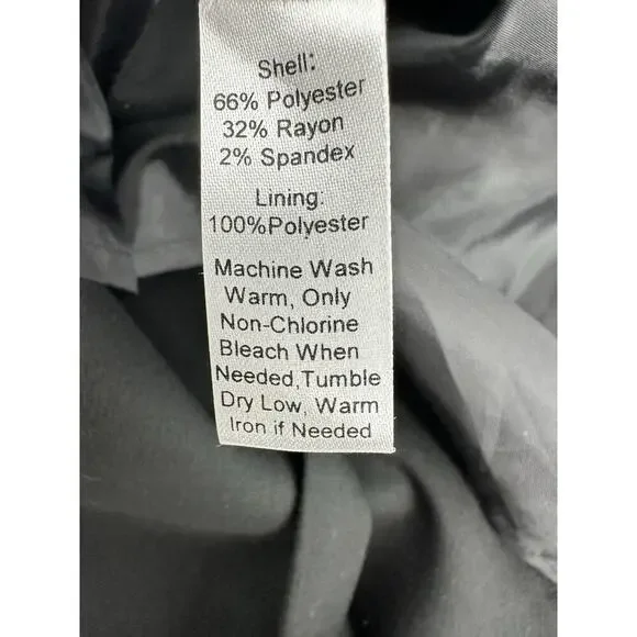 Ann Taylor LOFT Black Pencil Skirt Size 0 Career Work Office Professional - Picture 8 of 8